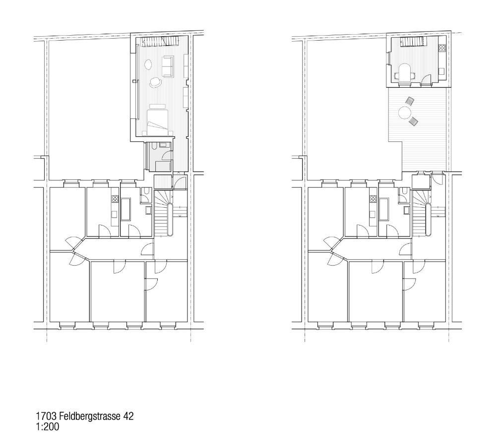 Feldberg Atelier - Courtyard Maisonette 바젤 외부 사진